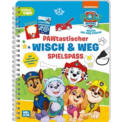 Abbildung von PAW Patrol Mitmachbuch: PAWtastischer Wisch &amp; Weg Spielspaß: mit abwischbaren Seiten und Stift Für Kinder ab 4 Jahren