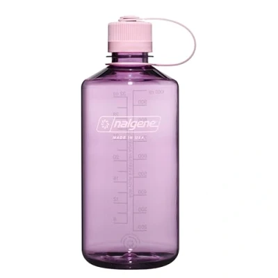Abbildung von Nalgene Sustain Tritan BPA freie Wasserflasche aus 50% Plastikmüll, 900 ml, schmale Öffnung, Kirschblüte, Cherry Blossom