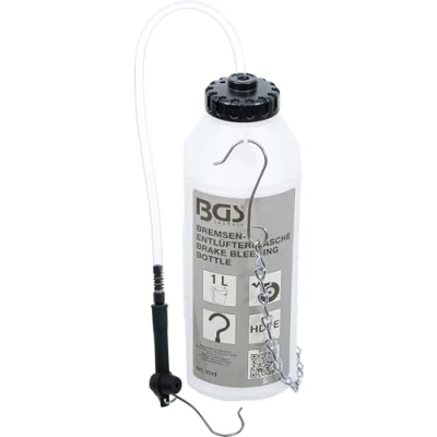 Abbildung von BGS 8519 Bremsenentlüfterflasche 1 l Bremsflüssigkeits Auffangflasche Bremsflüssigkeit Bremsenentlüfter