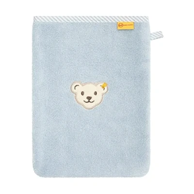 Abbildung von Steiff Unisex Kids Mini Basic Waschlappen, Celestial Blue, One Size