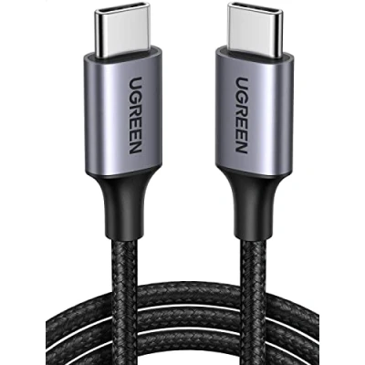 Abbildung von UGREEN USB C auf Kabel 60W PD 3.0, PPS Ladekabel kompatibel mit iPhone 16 Pro Max, 15, Galaxy S24 S23 A55 A25 A15 MacBook Air M2 iPad 12.9 5/Mini 6, Pixel 9 usw. (0.5M)