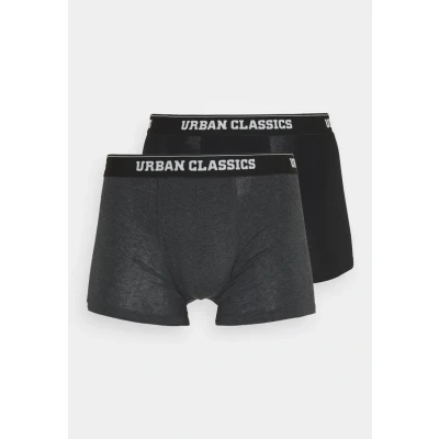 Abbildung von Urban Classics 2 PACK Panties, Herren, Größe: Medium, Black/charcoal