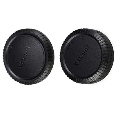 Abbildung von JJC Gehäusedeckel + Objektivdeckel (hinten) für Fujifilm X Mount Mirrorless Kameras &amp; Objektiv (1 Set)