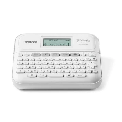 Abbildung von Brother PT D410 Beschriftungsgerät für das Homeoffice und Büro (für 3, 5 bis 18 mm breite TZE Schriftbänder, zu 20 mm/Sek. Druckgeschwindigkeit)