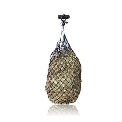 Abbildung von Heunetz für Pferde engmaschiges Maschenweite 3x3 cm engmaschig groß Füllgewicht 3 4 kg (1x Dunkelblau)