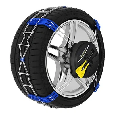 Abbildung von MICHELIN FAST GRIP Schneekette 130 Mit Schnell Befestigungssystem Reifen Schneeketten 2 Stück