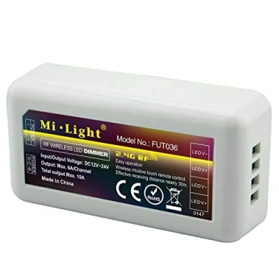 Abbildung von LIGHTEU, Milight Miboxer 2,4 GHz LED Einfarbiger Controller Fernbedienung, Helligkeit dimmbar, fut036