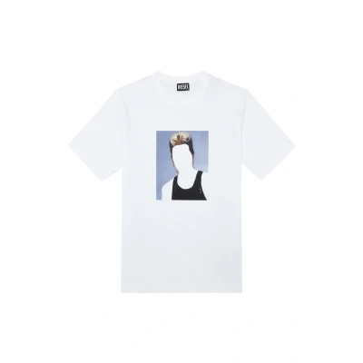 Abbildung von Diesel Tshirt print, Herren, Größe: Medium, White