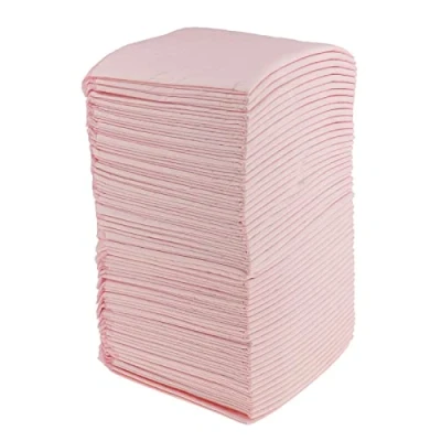 Abbildung von CUTICATE Inkontinenzunterlagen Krankenunterlagen Einwegunterlage Einmal Wickelunterlagen Rosa, 50 Stück 45x33cm
