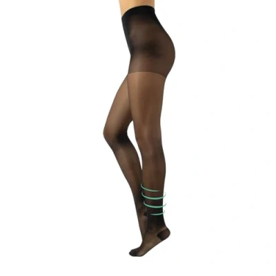 Abbildung von CALZITALY 2 Paar Blickdichte Umstandsstrumpfhose Elastische Geformte Schwangerschaftsstrumpfhosen Komfort Übergangszeit Mode Schwarz, Blau S, M, L, XL 40 DEN Made in Italy (M, Schwarze)