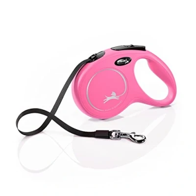 Abbildung von flexi New Classic m Gurt 5 pink für Hunde bis 25 kg