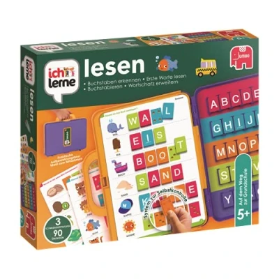 Abbildung von Jumbo Spiele Ich lerne Lesen Lernspiele ab 5 Jahren für 1 Spieler Vorschule Kindergarten