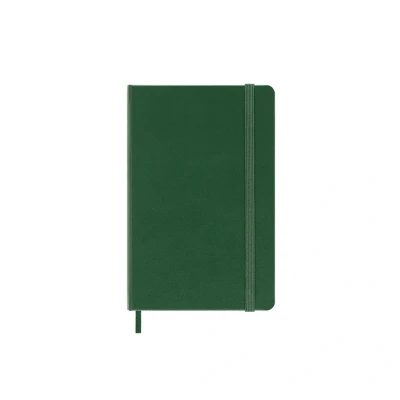 Abbildung von Moleskine Klassisches Notizbuch, Liniertes Hardcover und Elastischer Verschluss, Pocket Format 9 x 14 cm, Myrtegrün, 192 Seiten