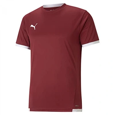 Abbildung von puma Herren Teamliga Jersey Shirt, Cordovan White, L EU