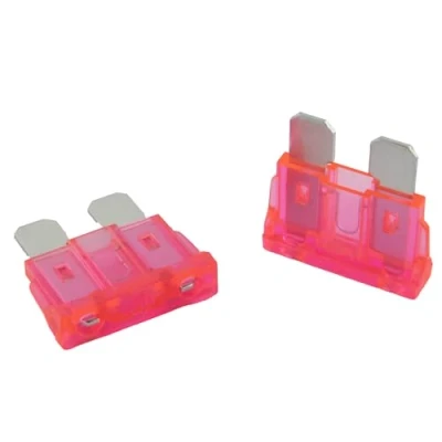 Abbildung von 5 Stk. SeKi Standard ATO Flachstecksicherung 4A pink; Auto Sicherung 19mm Flachsicherung 32V/DC Boot Wohnwagen