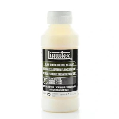 Abbildung von Liquitex Trocknungsverzögerer Acrylmedium, Retarder, Slow Dri Farbmischmedium 237ml, 237ml Retarding Medium Fluid, 237