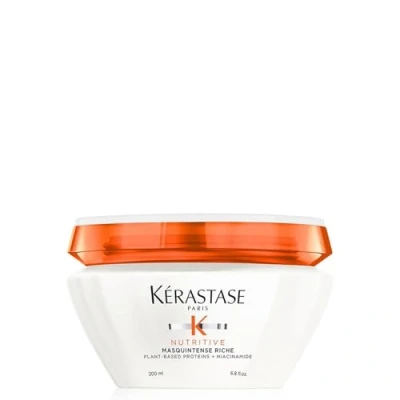 Abbildung von Kérastase Nutritive, Haarkur für sehr trockenes, feines bis mittleres Haar, Feuchtigkeitsspendend und pflegend, Ohne Parabene, Masquintense Riche Deep Nutrition, 200 ml