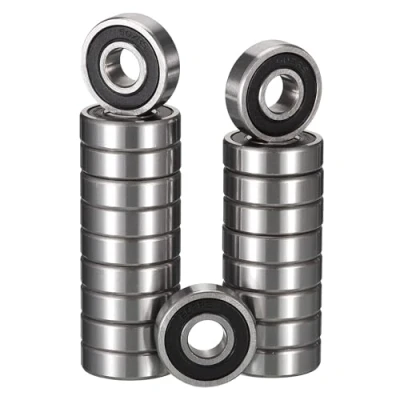 Abbildung von TUZUK 20 Stück 607 2RS Kugellager Abgedichtet 7x19x6mm Vorgeschmiert/Chromstahl/Gummi Doppeldichtung, 607RS Miniatur Rillenkugellager