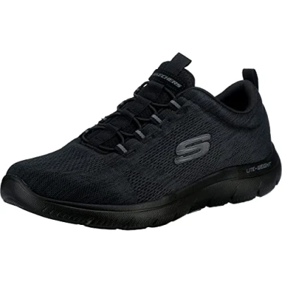 Abbildung von Skechers Wide Fit Summits Louvin Sneaker low, Herren, Größe: 45, Black Schuhe