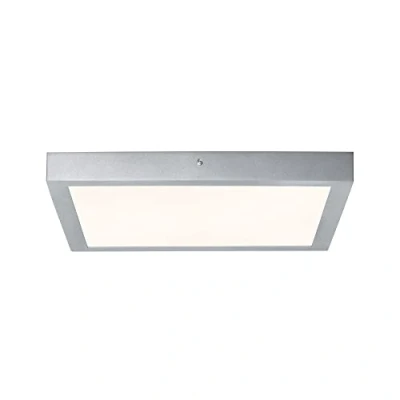 Abbildung von Paulmann 70651 LED Panel Lunar eckig 400x400mm 21,8W 230V Chrom matt Alu Deckenaufbauleuchte Deckenleuchte Deckenlampe