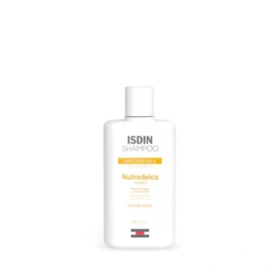 Abbildung von ISDIN Nutradeica Shampoo gegen trockene Schuppen (200ml) Reduziert die Schuppenbildung und lindert den Juckreiz
