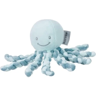 Abbildung von Nattou Kuscheltier Oktopus, Für Neugeborene und Frühchen, 23 cm, Mintgrün