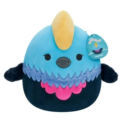 Abbildung von Squishmallows SQCR04136 Melrose der Kasuar 30 cm, offizielles Kelly Toys Plüsch, superweiches Kuscheltier, Medium