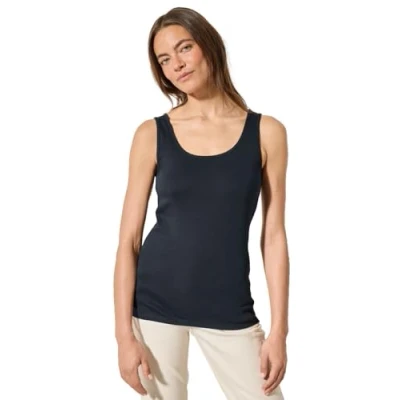 Abbildung von CECIL Damen B322820 Basic Top, universal Blue, M
