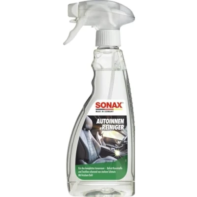 Abbildung von SONAX AutoInnenReiniger (500 ml) entfernt schonend und gründlich selbst hartnäckigen Schmutz im gesamten Innenraum Art Nr. 03212000, farblos