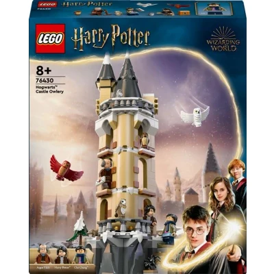 Abbildung von Lego Harry Potter Eulerei auf Schloss Hogwarts, Abenteuer Set mit Spielzeug Tieren und 3 Mini Figuren, zum Film für Kinder, Geschenk Mädchen, Jungen alle Fans ab 8 Jahren 76430