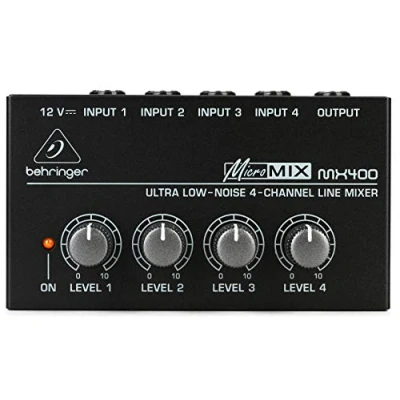 Abbildung von Behringer MICROMIX MX400 Ultra Low Noise 4 Kanal Line Mixer