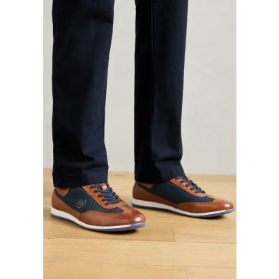 Abbildung von bugatti Herren 313 93908 Schnürhalbschuhe,Cognac/dunkelblau,45