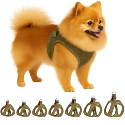 Abbildung von hundegeschirr kleine Hunde S Flamingo Harness Step&amp;Go Bento Kaki