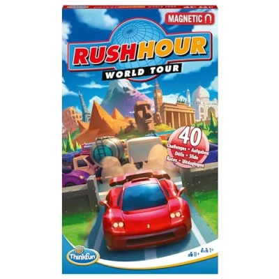 Abbildung von ThinkFun 76544 Rush Hour World Tour Das magnetische Reise Knobelspiel. Perfekt für die und als Geschenk!