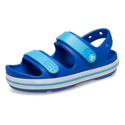 Abbildung von Crocs Crocband Cruiser Unisex Badesandale für Kinder, Größe: 28/29, blue bolt/venetian Kunststoff