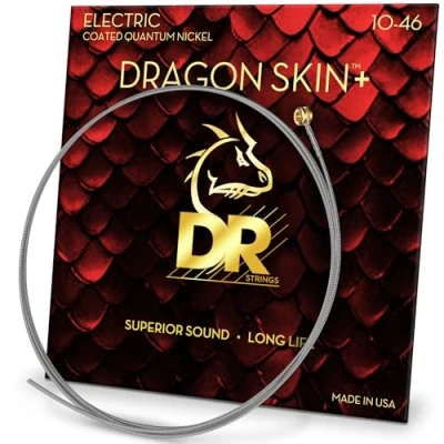 Abbildung von DR DEQ 9 DRAGON SKIN+™ Electric Guitar Strings 09 42 E Gitarrensaiten