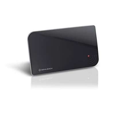 Abbildung von Oehlbach Scope Vision DVB T2 HD Antenne Digitale Zimmerantenne USB Strom Aktiv Verstärker Innenantenne, Testsieger Schwarz