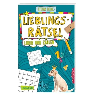 Abbildung von Lieblingsrätsel Logik und Zahlen ab 10 Jahren: Rätselbuch für Jungen Mädchen der 4. Klasse mit Rechenrätseln, Sudokus, Logicals Denkspielen