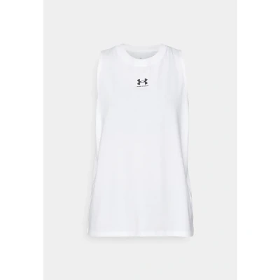 Abbildung von Under Armour Rival Muscle TANK Top, Damen, Größe: Small, White/black