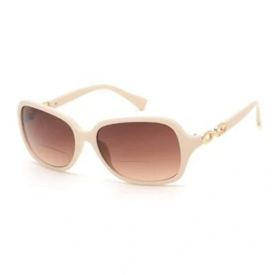 Abbildung von JM Bifokale Lesebrille für Damen Vintage UV Schutz den Außenbereich Beige +4.0