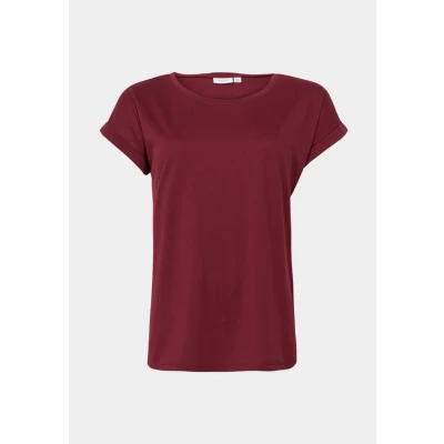 Abbildung von VILA Vidreamers Tshirt basic, Damen, Größe: XS, Cabernet