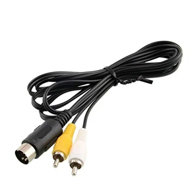Abbildung von WICAREYO AV RCA Audio Video TV Adapter Kabel für Genesis 1 Mega Drive Master System