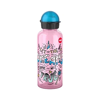 Abbildung von Emsa N30604 Teens Tritan Trinkflasche Fassungsvermögen: 0,6 Liter 100% sicher/praktisch/hygienisch/dicht/unbedenklich cleverer Trinkverschluss robust Design: Dreams
