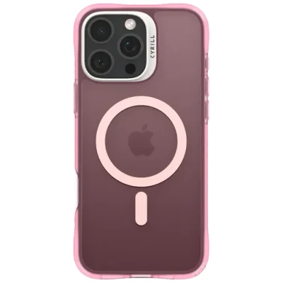 Abbildung von Cyrill Ultra Sheer Mag PC Back Cover Rosa/Durchsichtig Apple iPhone 16 Pro Max