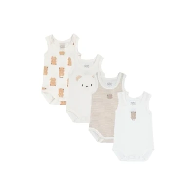 Abbildung von Chicco Set ärmellos Bodys aus Baumwolle, Baby Unisex