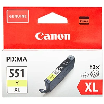 Abbildung von Canon Originaltinte CL 551 Y XL, Größe Gelb, Recyclebare Verpackung