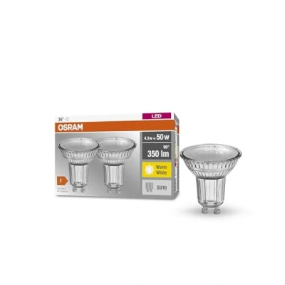 Abbildung von LED Reflektor GU10 PAR16 4,3W 2.700K 36 2er Set