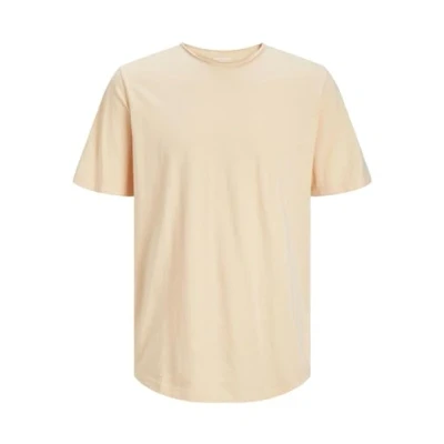 Abbildung von Jack &amp; Jones Jjebasher Oneck Tshirt basic, Herren, Größe: Small, Apricot ice