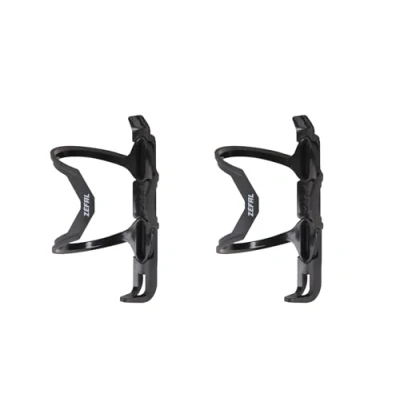 Abbildung von ZEFAL Pack Pulse Z2 2 Flaschenhalter Fahrrad seitliche Einführung MTB Trinkflaschenhalterung, Schwarz