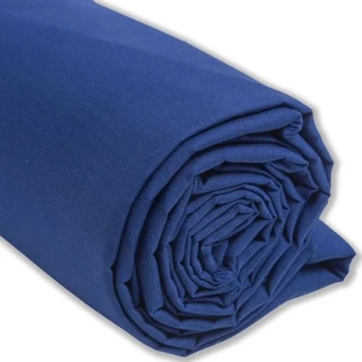 Abbildung von IPEA Baumwollstoff Popeline Blau 200 cm x 150 Made in Italy Meterware zum Nähen, Bekleidung, Futter, Wohnaccessoires, Patchwork, Stoff einfarbig Nähen